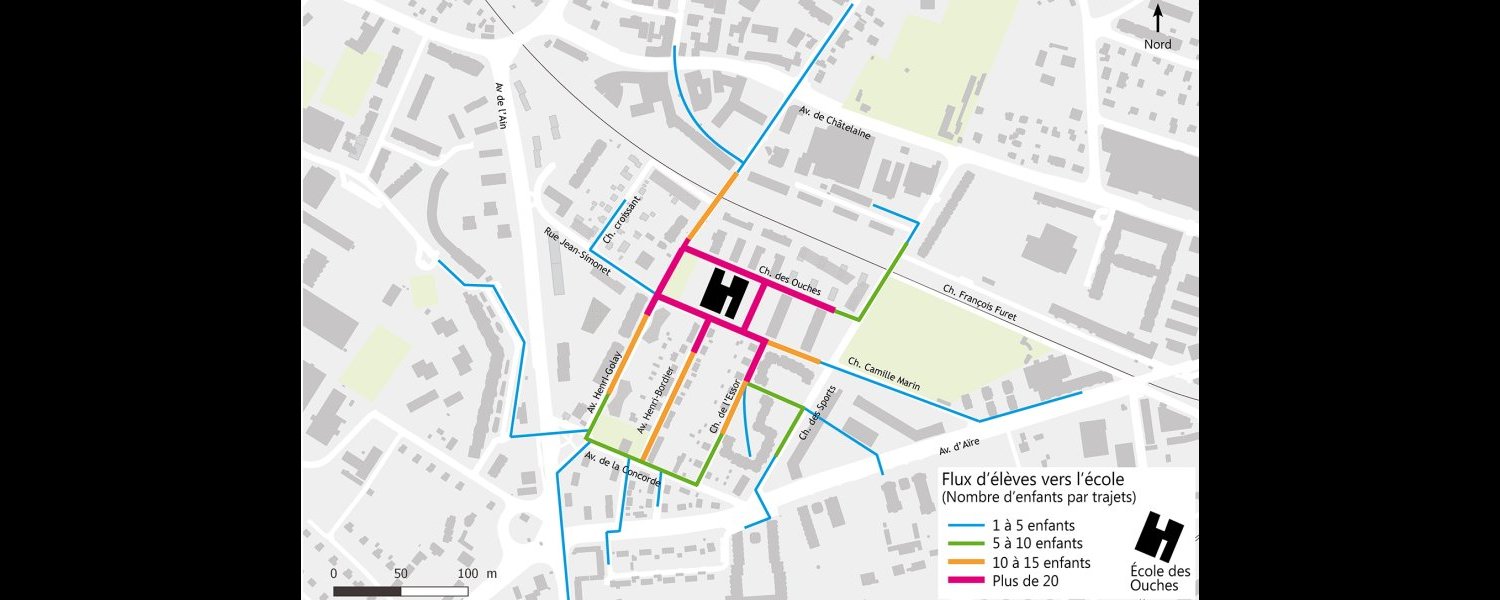 Carte de flux des élèves